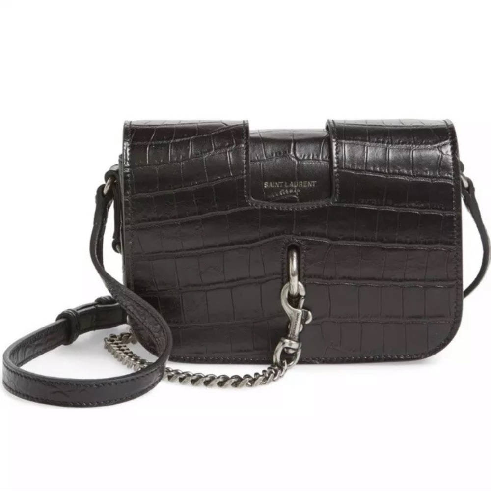 Saint Laurent Black 'Charlotte Toy' Shoulder Bag